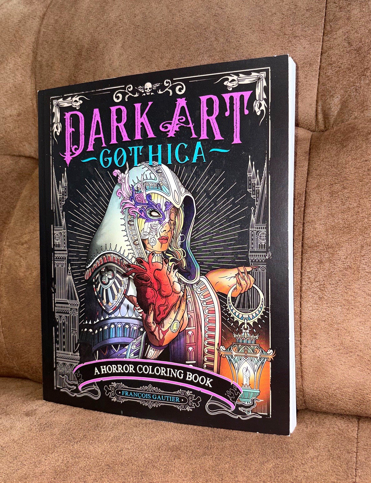 Dark Art Gothica Adult Horror Themed Coloring Book