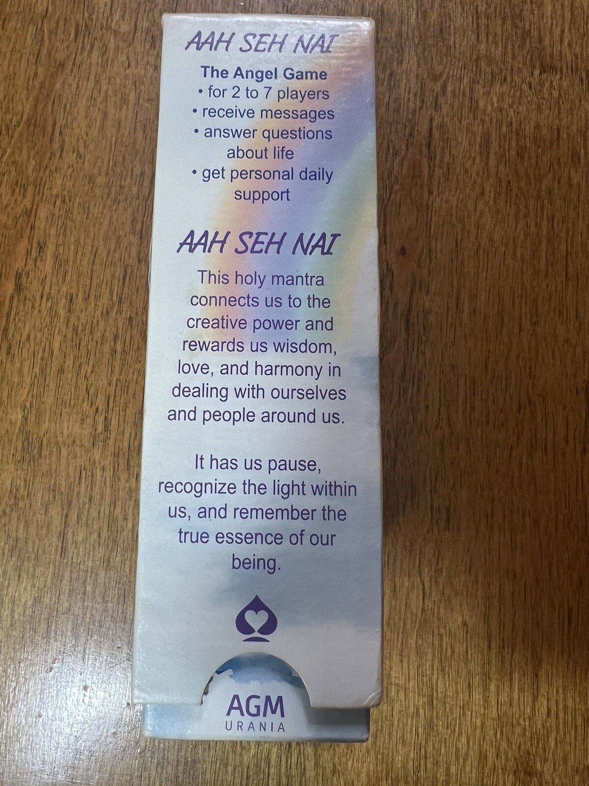 Aah Seh Nai Angel Game 99 Cards & booklet Esther Shireiva Happle-Winzeler