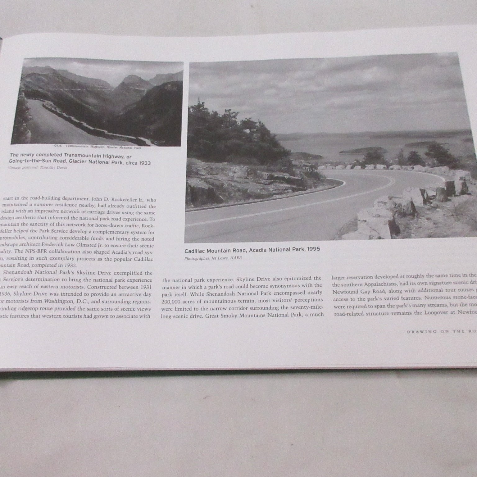 America’s National Park Roads Parkways Davis History Design Engineering Drawings