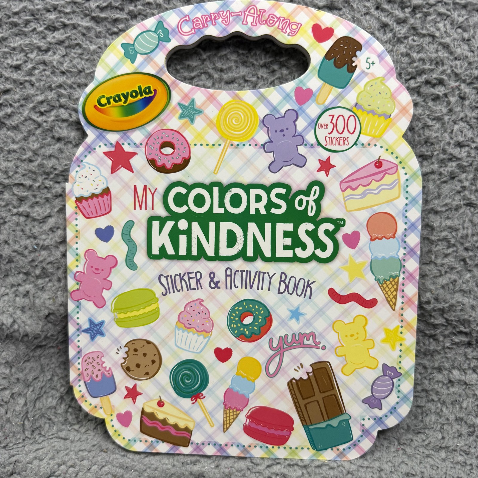 My Colors Of Kindness Sticker & Activity Book Crayola Kids PB Carry-Along Pastel