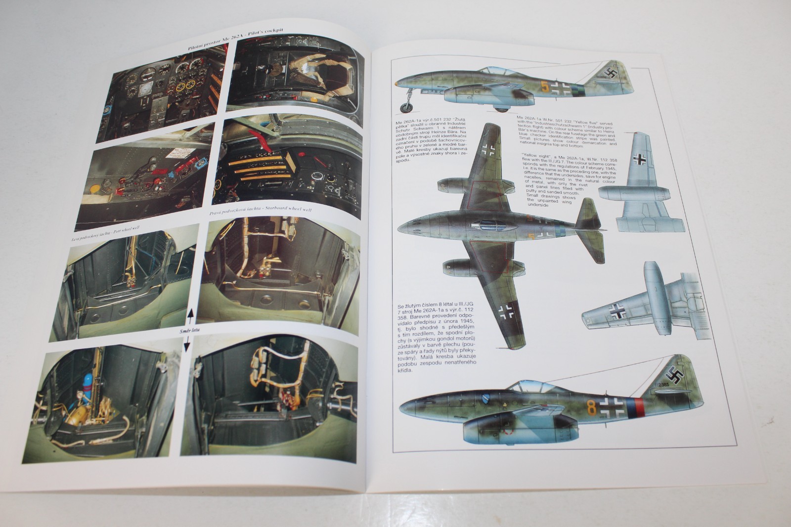 MBI Messerschmitt Me 262 – English/Czech Text – by Miroslav Balous 1st Ed 1995
