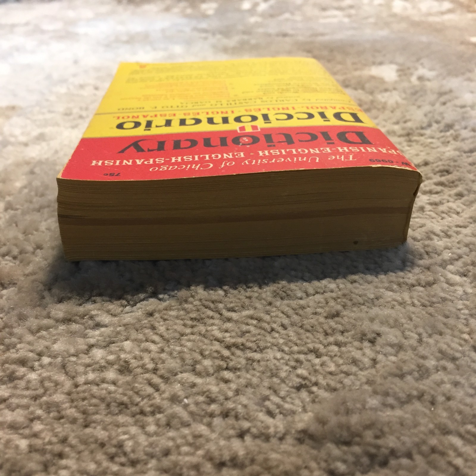 The University Of Chicago Spanish English English Spanish Dictionary Otto F Bond