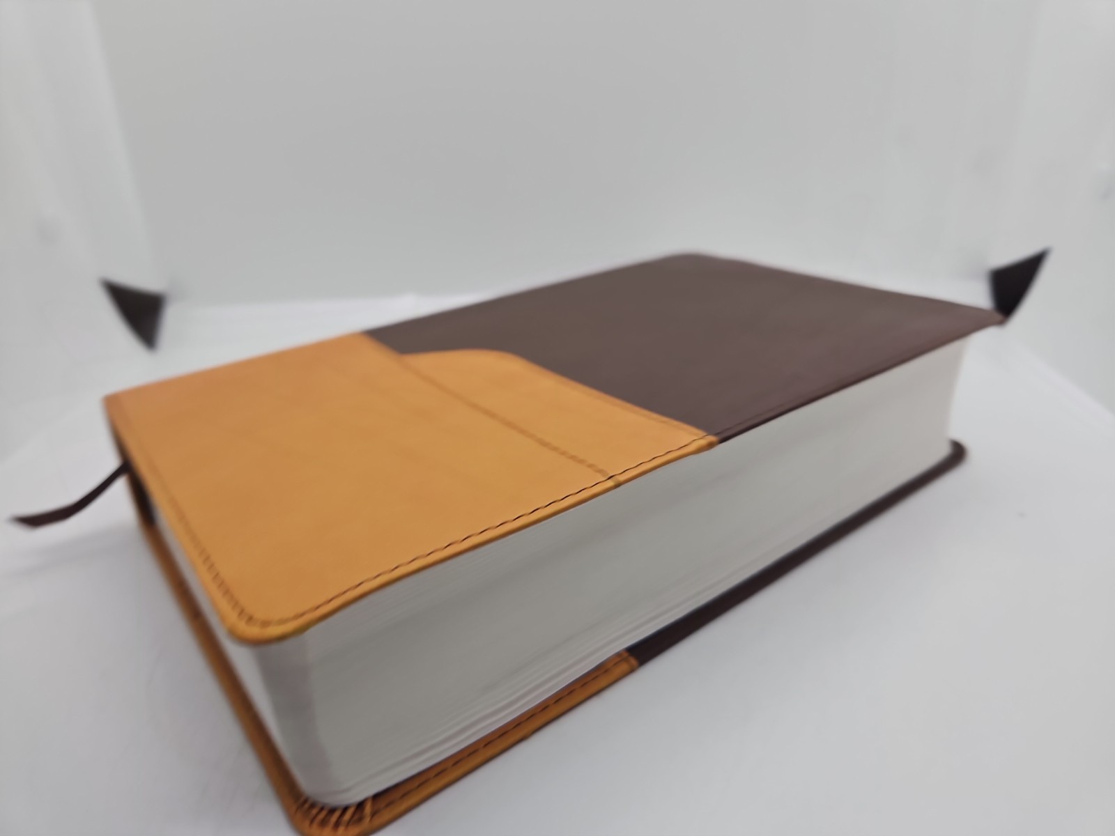 NIV Holy Bible Large Print Zondervan Brown DuoTone Leathersoft 2011