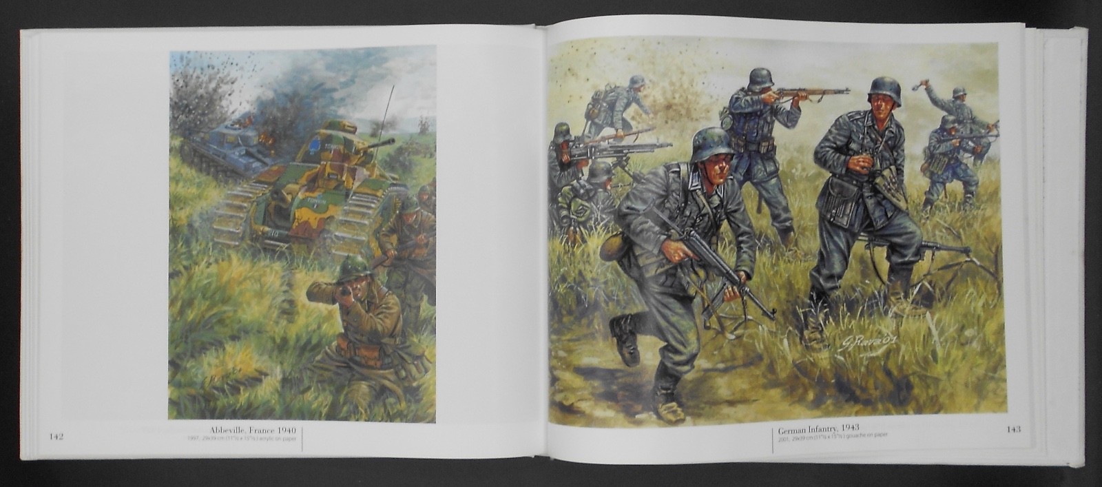 ART OF GIUSEPPE RAVA 2016 1ST EDITION HC VG, ALMOST 200 MILITARY HISTORY ILLUSTR