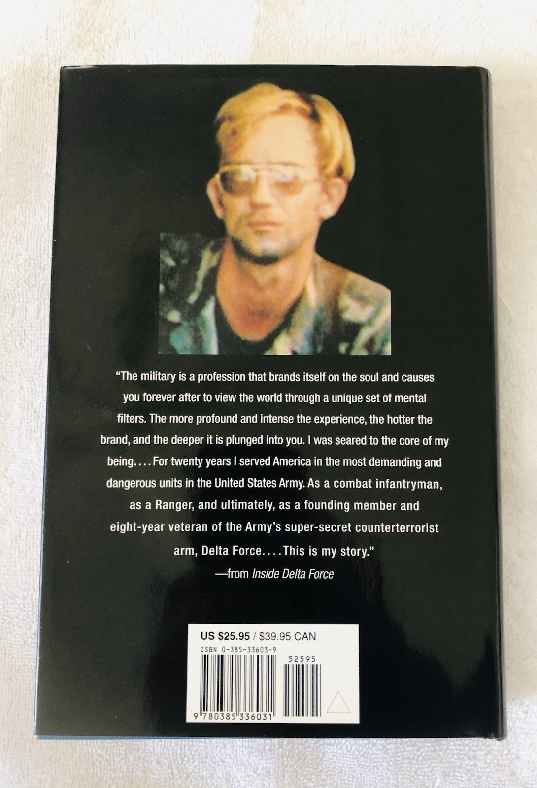 INSIDE DELTA FORCE: ERIC HANEY / HARDCOVER 1st Ed. “FINE/FINE”