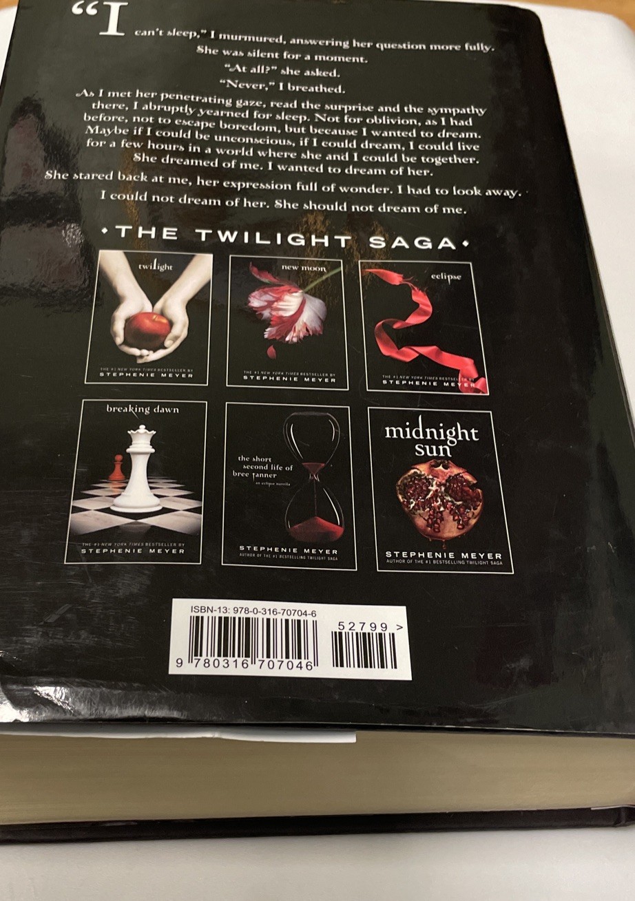 The Twilight Saga Midnight Sun Hardcover First Edition Printing