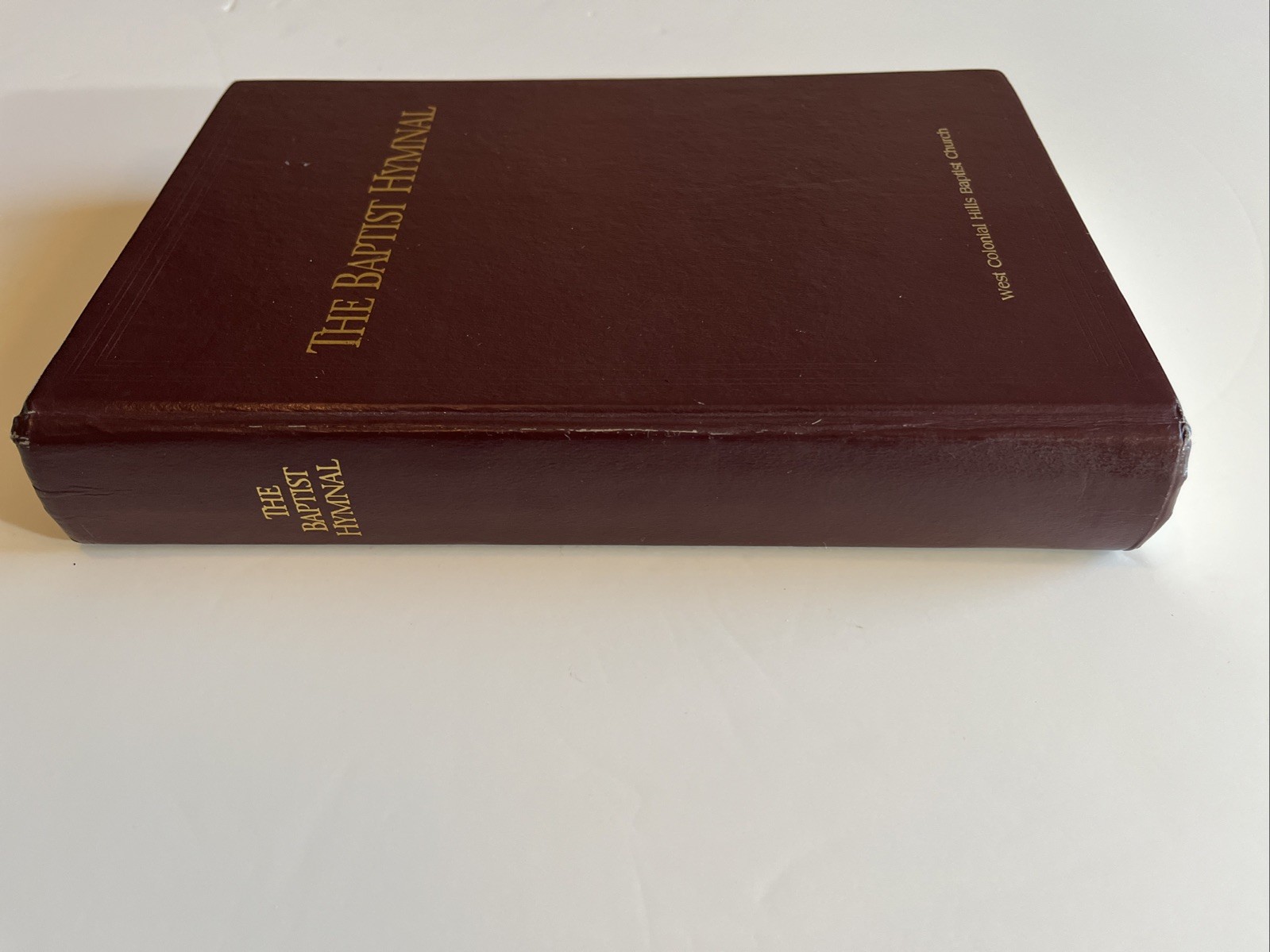 1991 The Baptist Hymnal HC, Crimson Dark & Gold – 10th Printing -(Y28)
