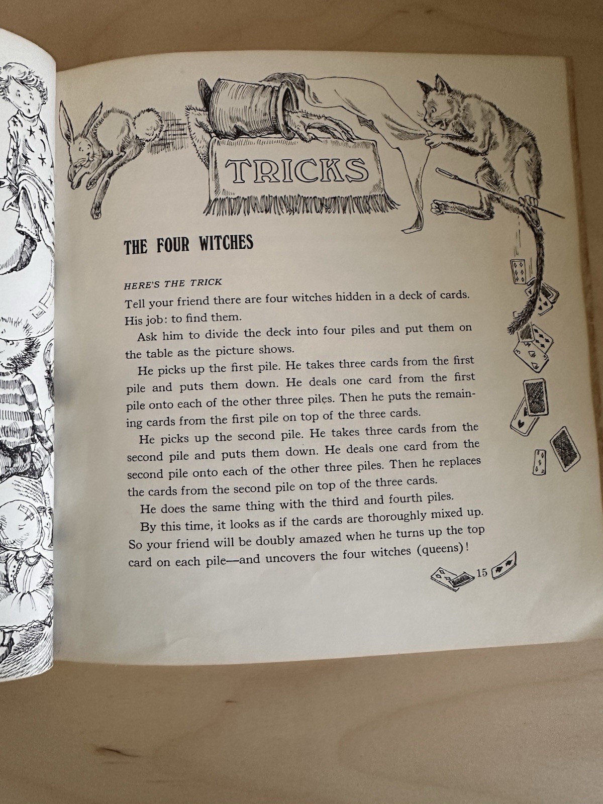 VTG 1973 Squeals Squiggles & Ghostly Giggles HC Ann McGovern Halloween Book