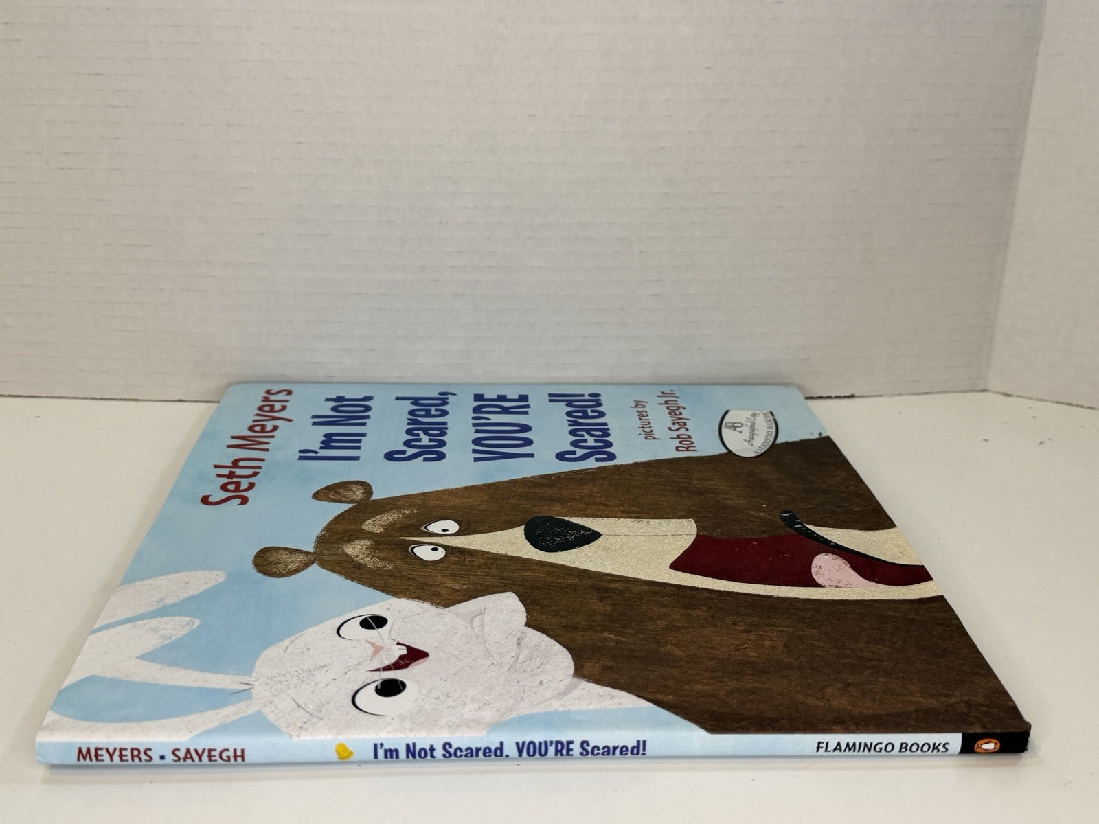 Signed Seth Meyers “I’m Not Scared, You’re Scared!” 1st Printing HC DJ 🐻🐰✍️