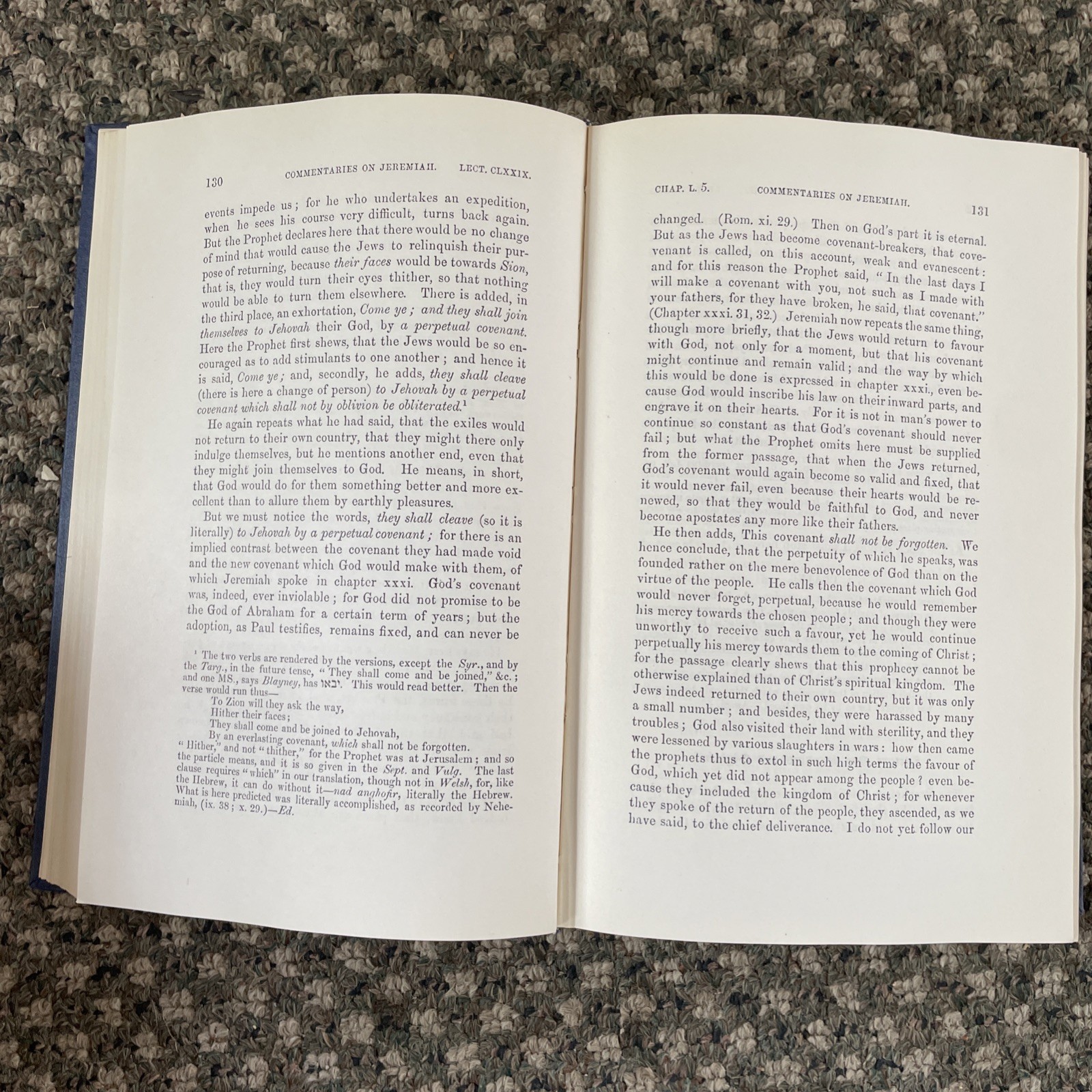 Calvin’s Commentary on Jeremiah 5 Volume Set Eerdmans 1950 Hardback