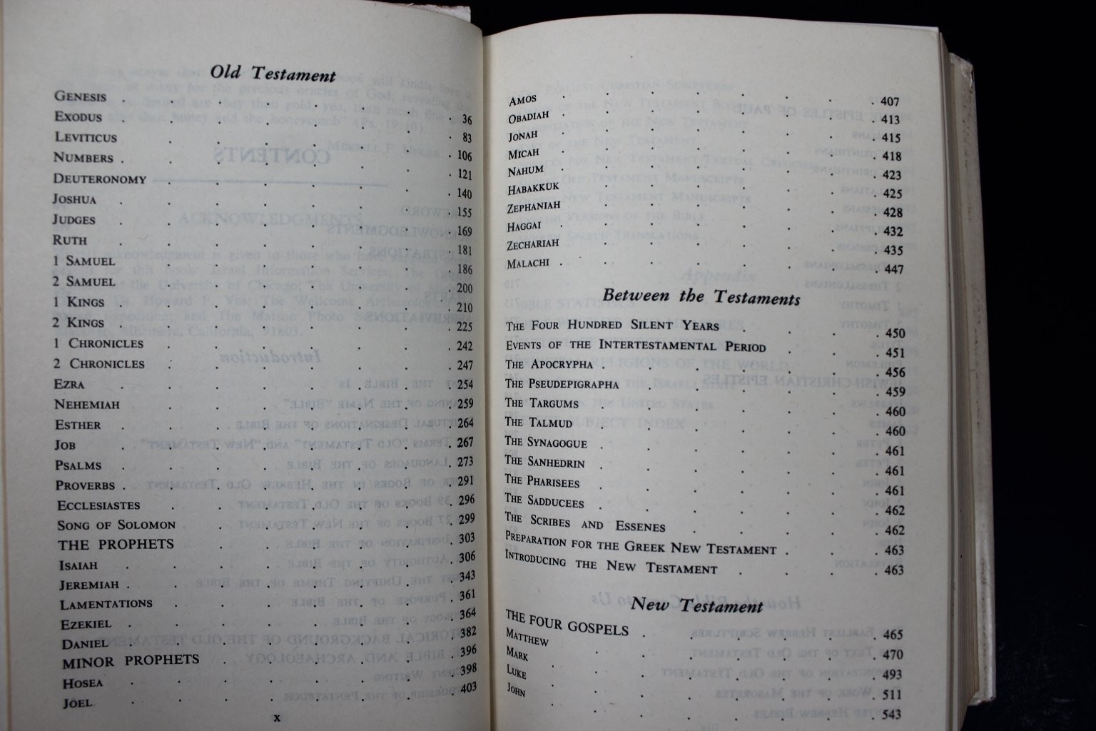 Unger’s Bible Handbook Merrill F. Unger 1966 First Edition Moody Press HCDJ