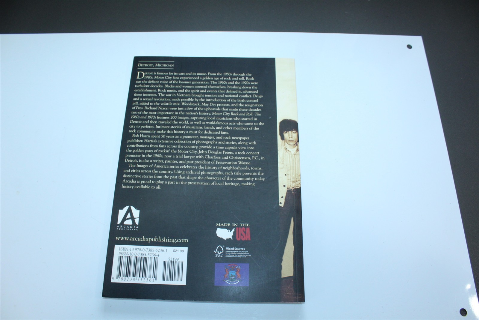 Vintage Motor City Rock And Roll Book 1960’s & 1970’s 127 Pages