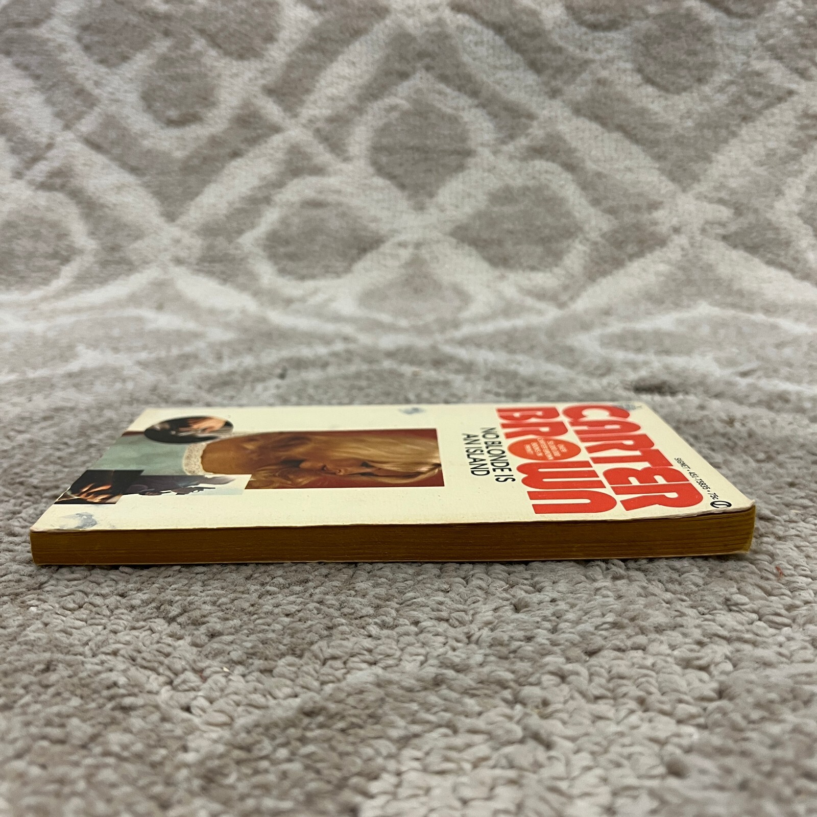 No Blonde is An Island Mystery Paperback Book by Carter Brown Suspense 1965