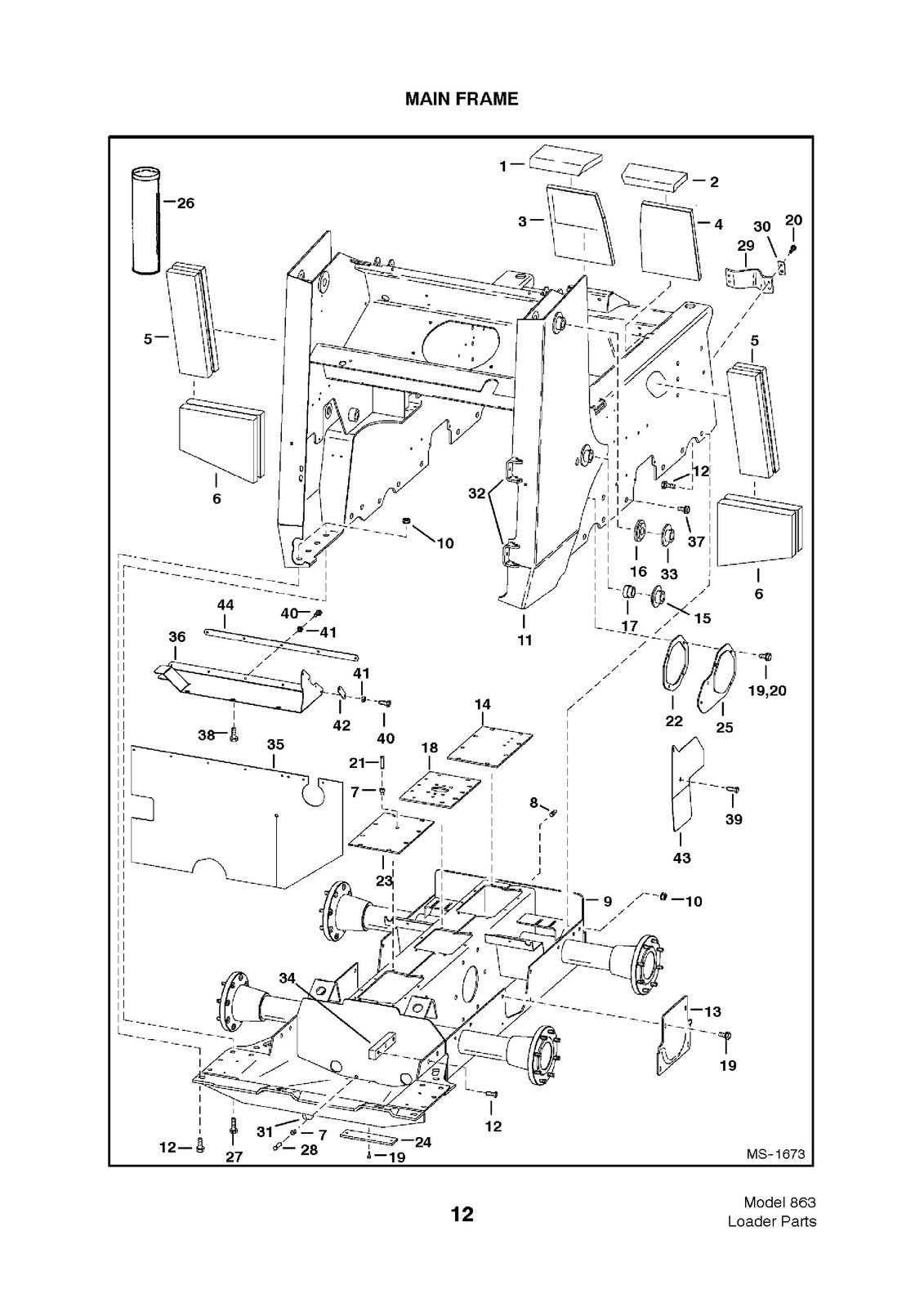 BOBCAT 863 Skid Steer Loader Parts Manual SN 514411001 Up 2001 – COIL BINDING