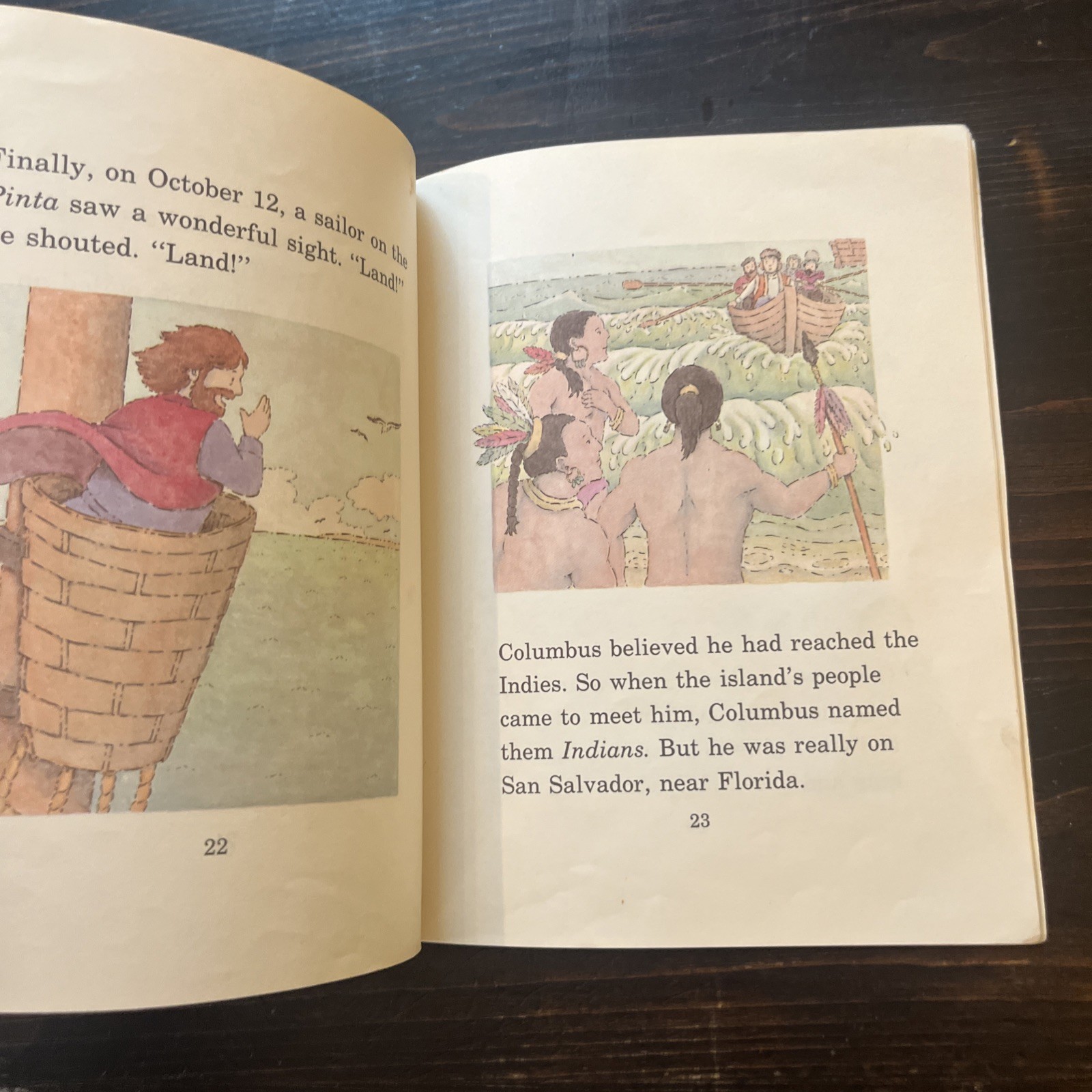 Lot Of 3 Vintage Christopher Columbus Picture Books Biography, Class Library