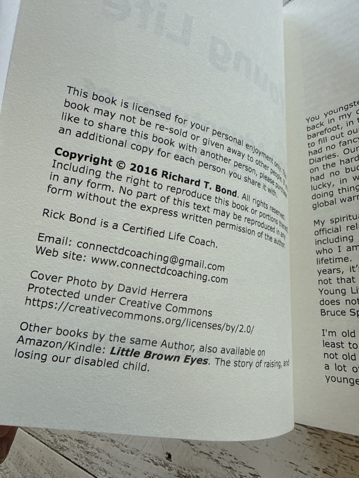 Young Life The Adventures of an Ex Staffer Richard T Bond 2016 SC Memoir PB