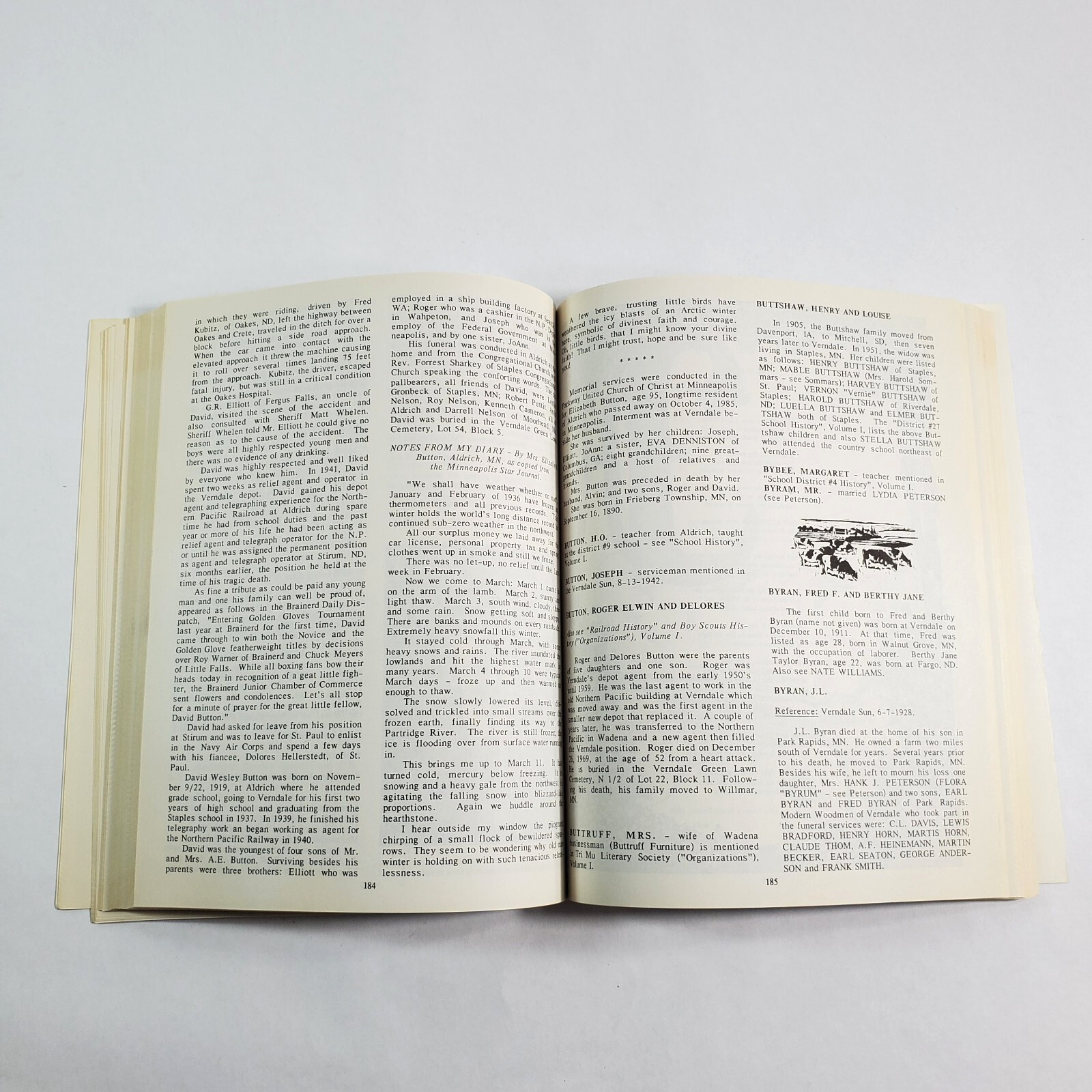 Verndale Minnesota The Famous & Not So Famous Pages from History 5 Vol. Book Set