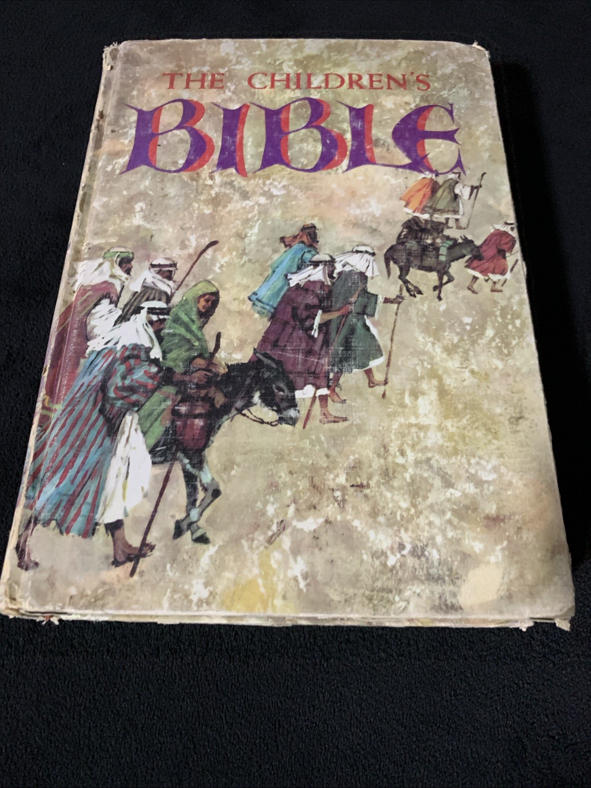 Vintage The Children’s Bible golden Press Brown HC Illustrated 1965 USA Kids