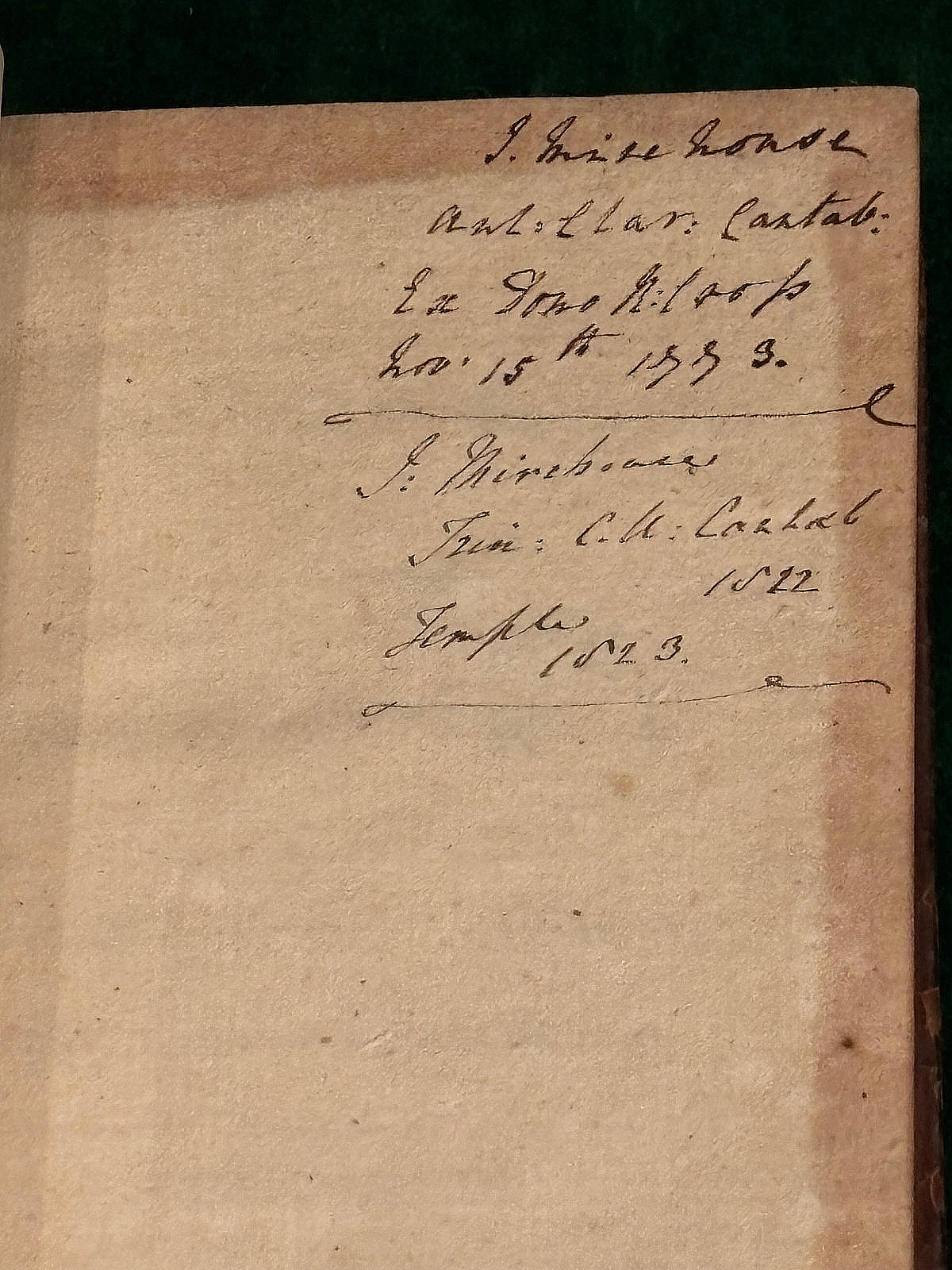 BOLINGBROKE. Miscellaneous Works. 4 vols. 12 mo. Full calf. Edinburgh, 1768