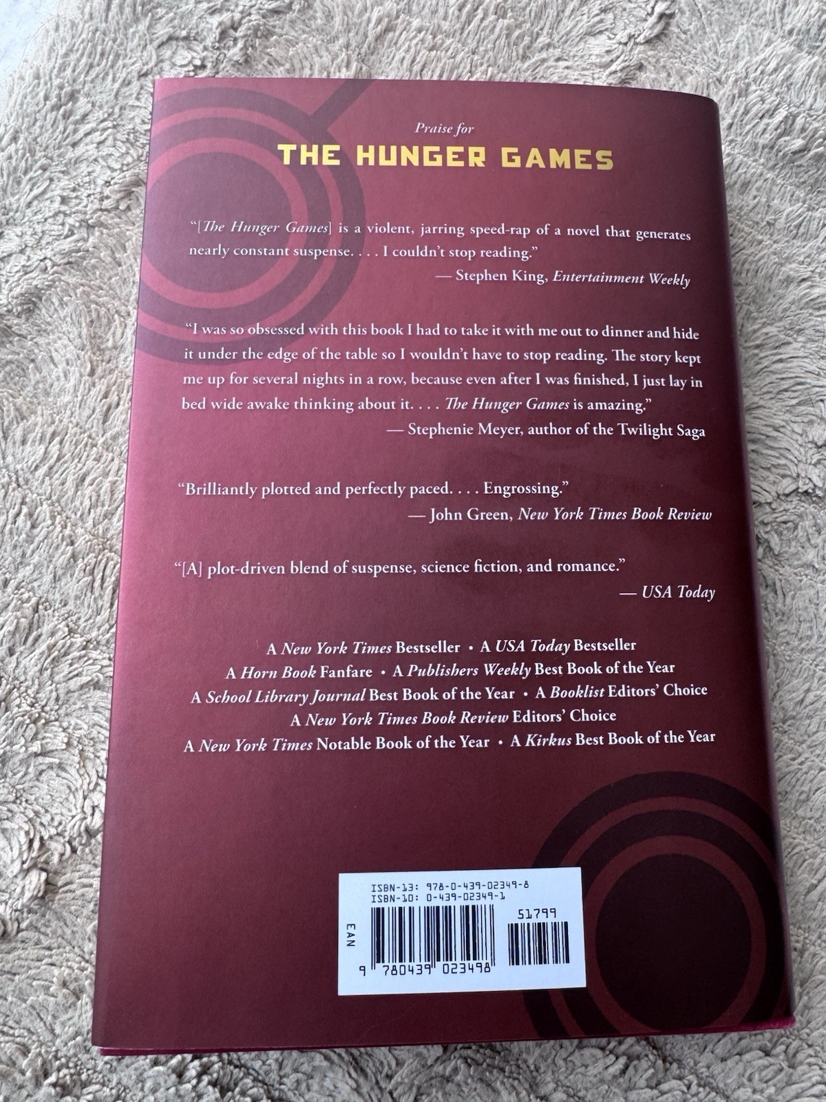 Catching Fire (Hunger Games, Book Two) by Suzanne Collins (2009, Hardcover)