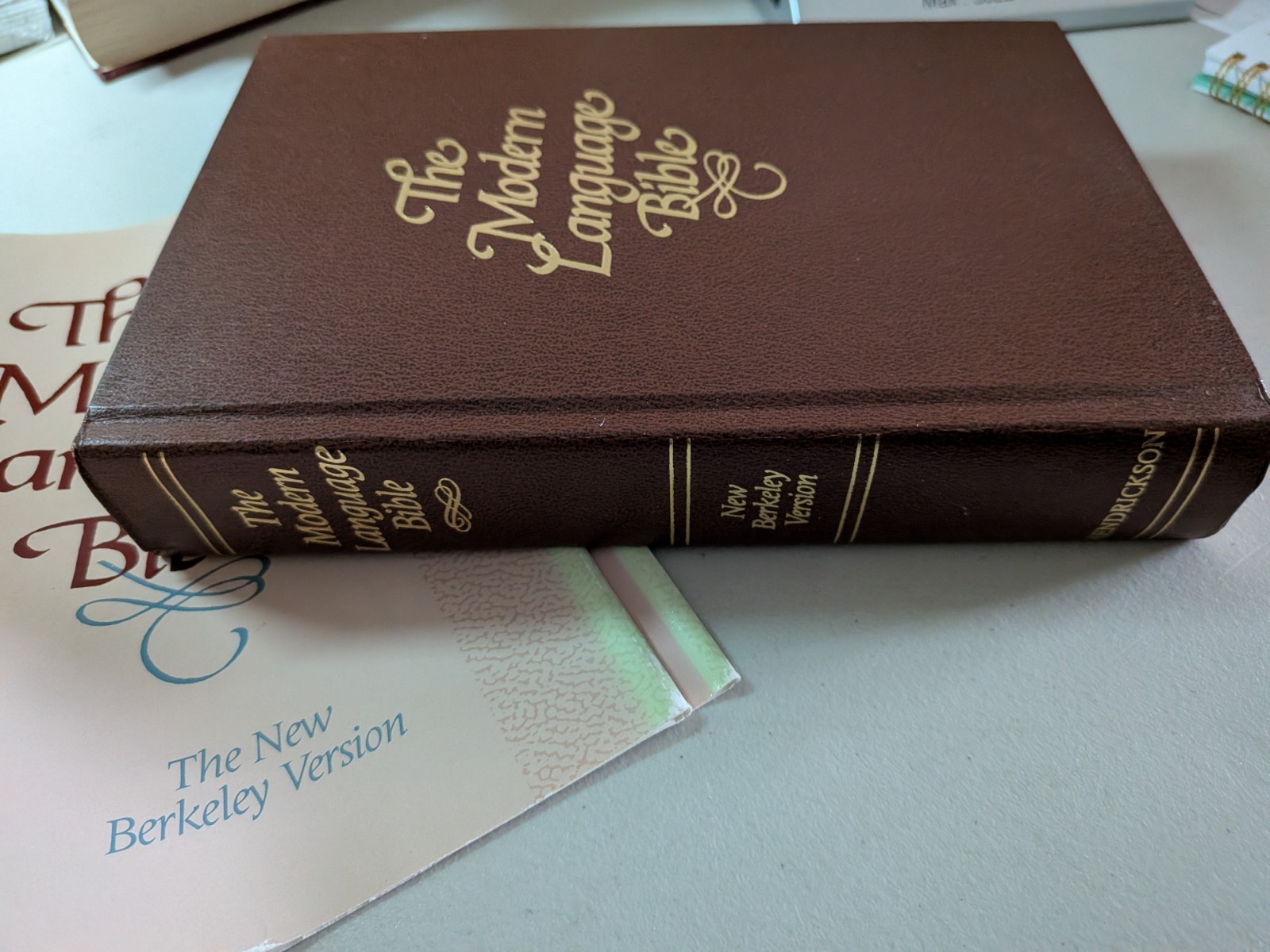 THE MODERN LANGUAGE BIBLE New Berkeley Version, Hendrickson, HB, DJ, Very Good