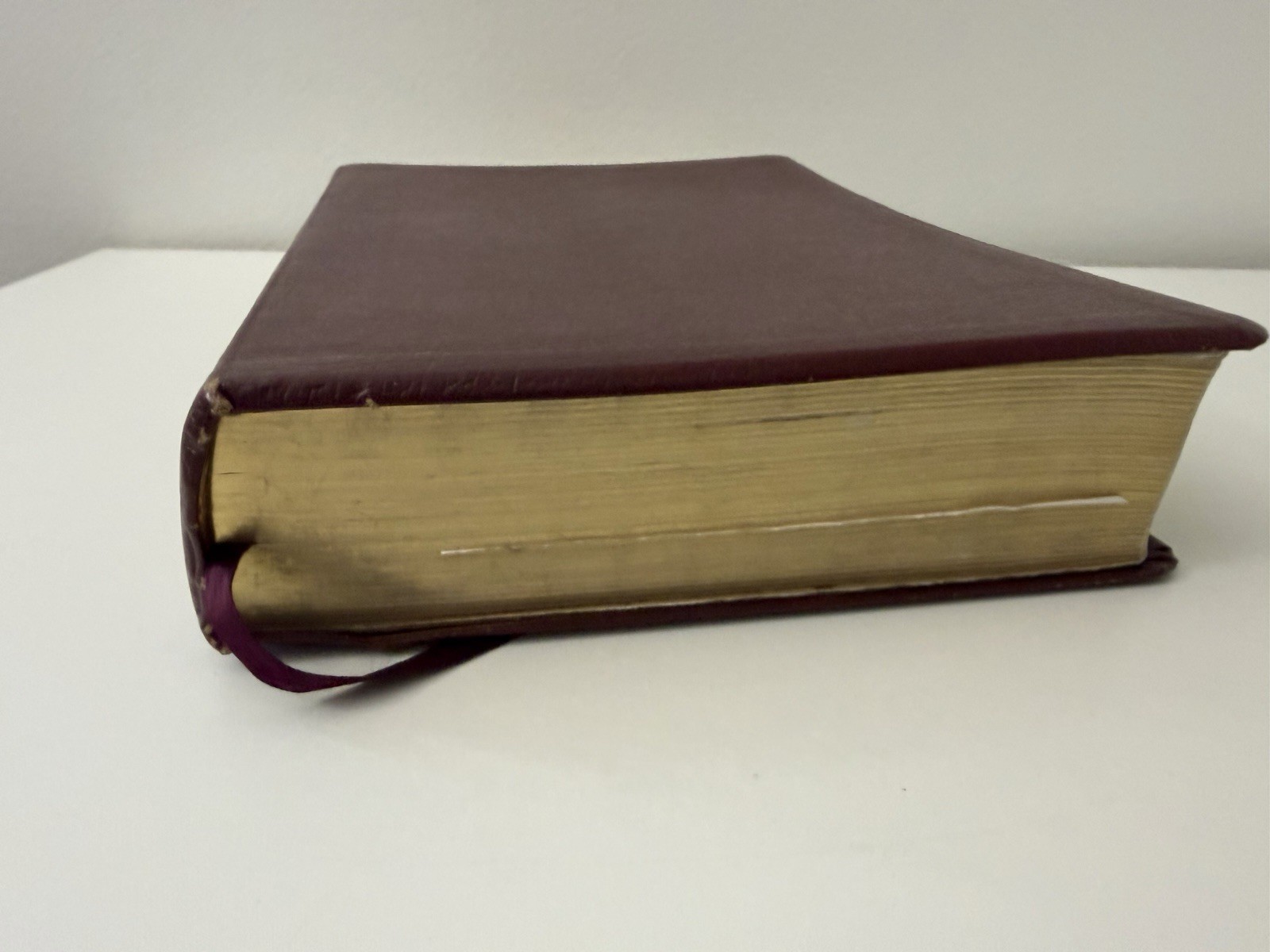 Zondervan NIV 1985 Study Bible Red Letter Bonded Leather Gilded Nice Copy