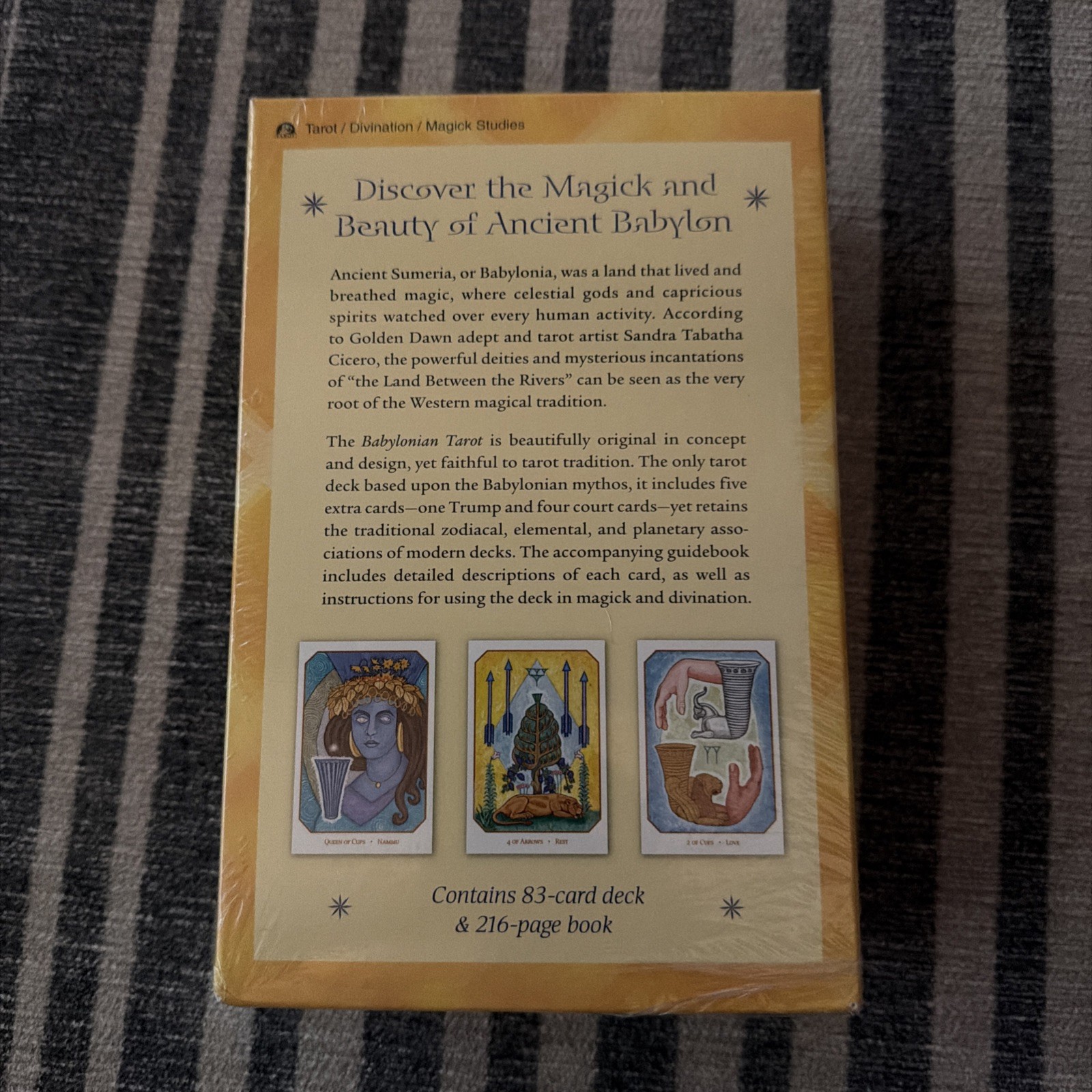 Babylonian Tarot by Sandra Tabatha Cicero (2006, Cards,Flash Cards)