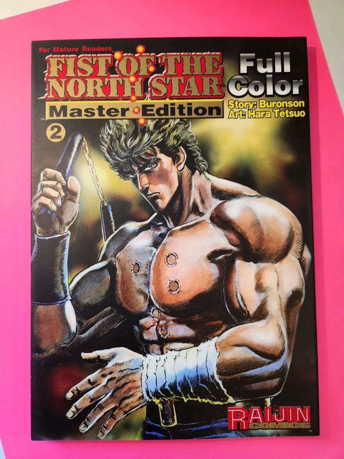 FOTNS Vol 2 Raijin Fist of the North Star Master Edition 2003 Buronson 1st print