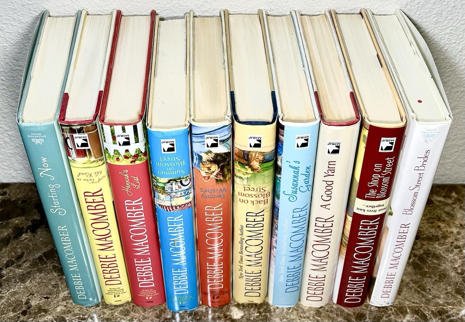 Complete BLOSSOM STREET Series #1-10 ALL Hardcover 1st Edition Debbie Macomber