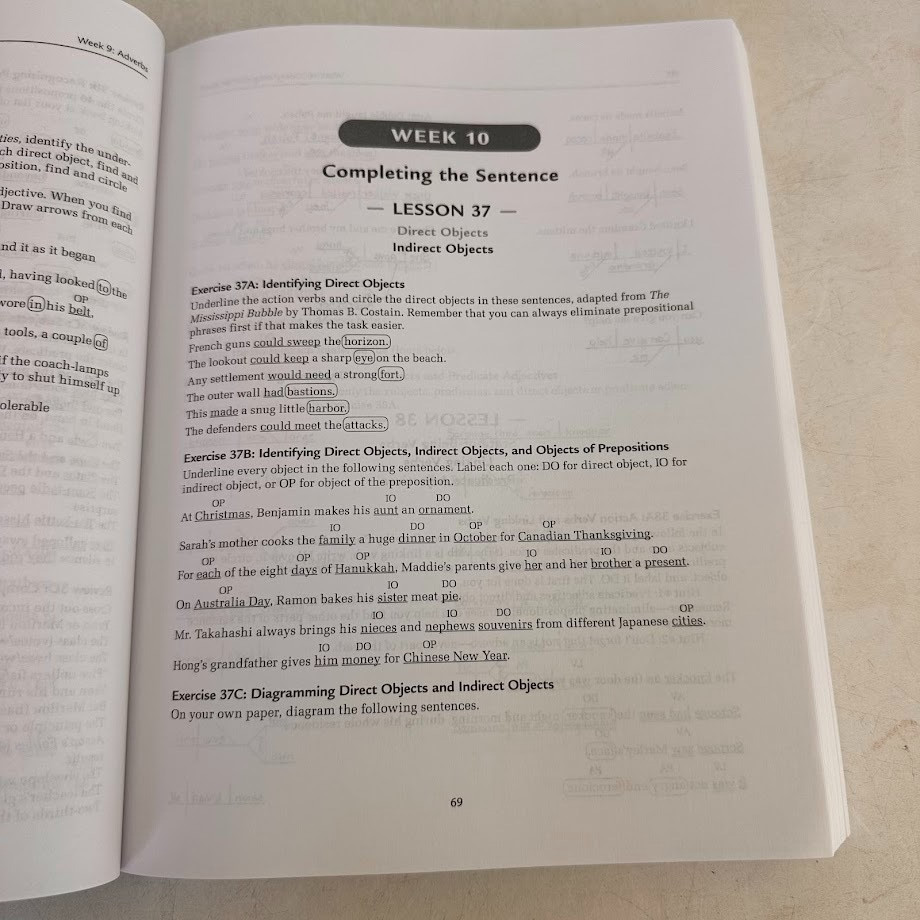 GRAMMAR FOR THE WELL-TRAINED MIND: PURPLE WORKBOOK: A By Susan Wise Bauer