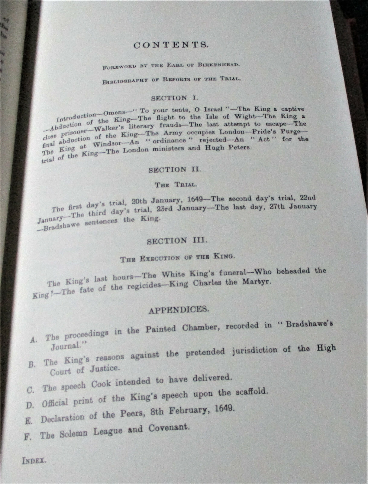 TRIAL OF KING CHARLES I Muddiman Qrtr Leather Notable Trials 1990 Legal History