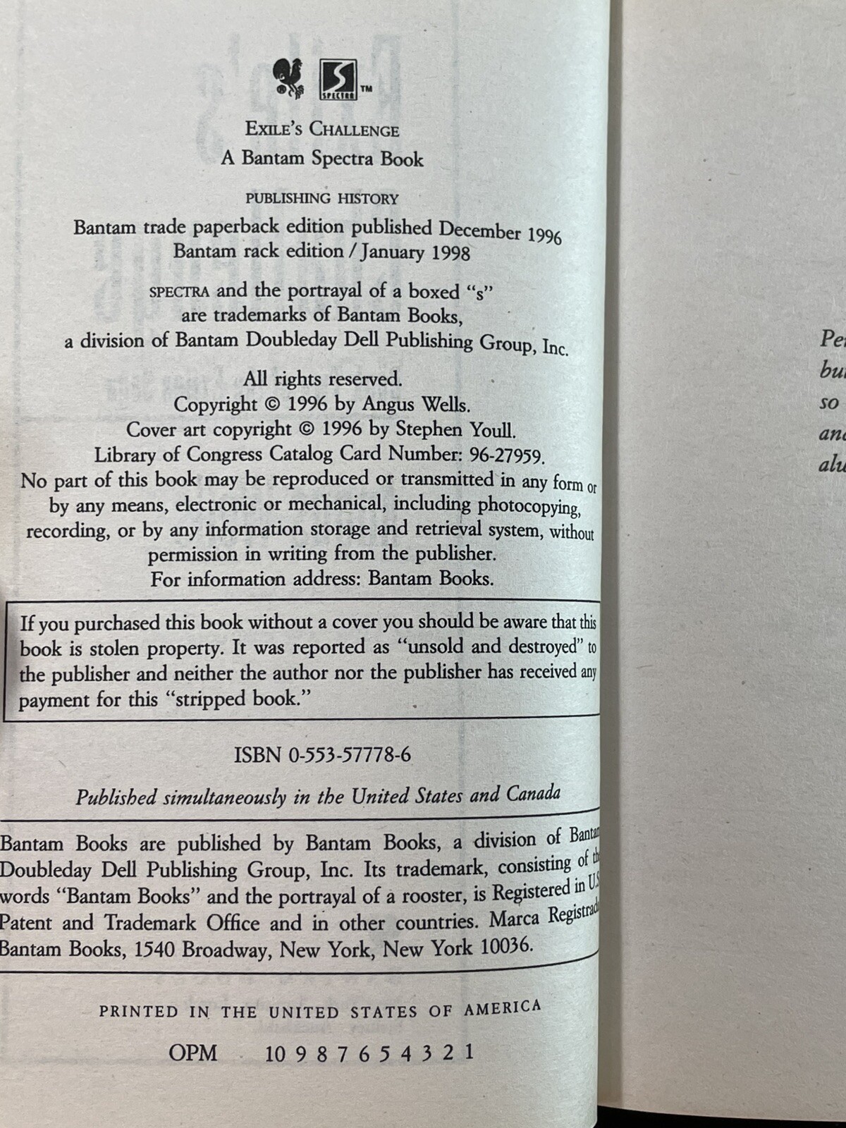 Angus Wells: Exiles Sage Books 1 & 2- Exile’s Children, Exile’s Challenge