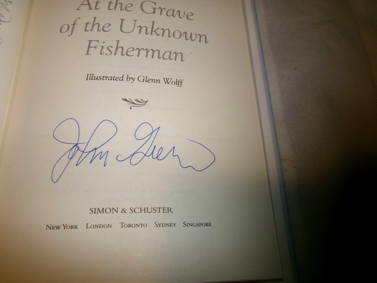 At The Grave Of The Unknown Fisherman by John Gierach 2003 Signed First Edition