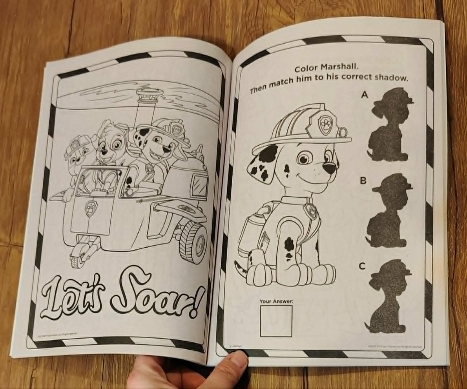 PAW PATROL Jumbo Coloring Book Born To Fly Paperback, New