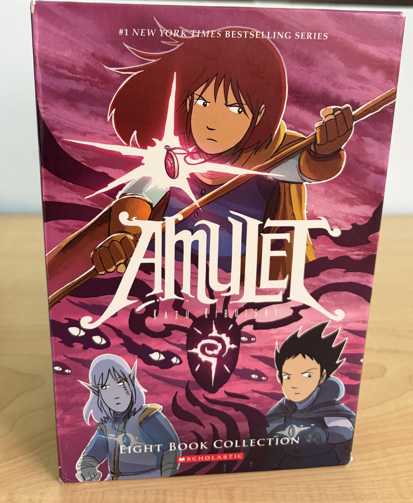 Amulet 8 Book Collection Boxed Set Kazu Kibuishi Scholastic Softcover