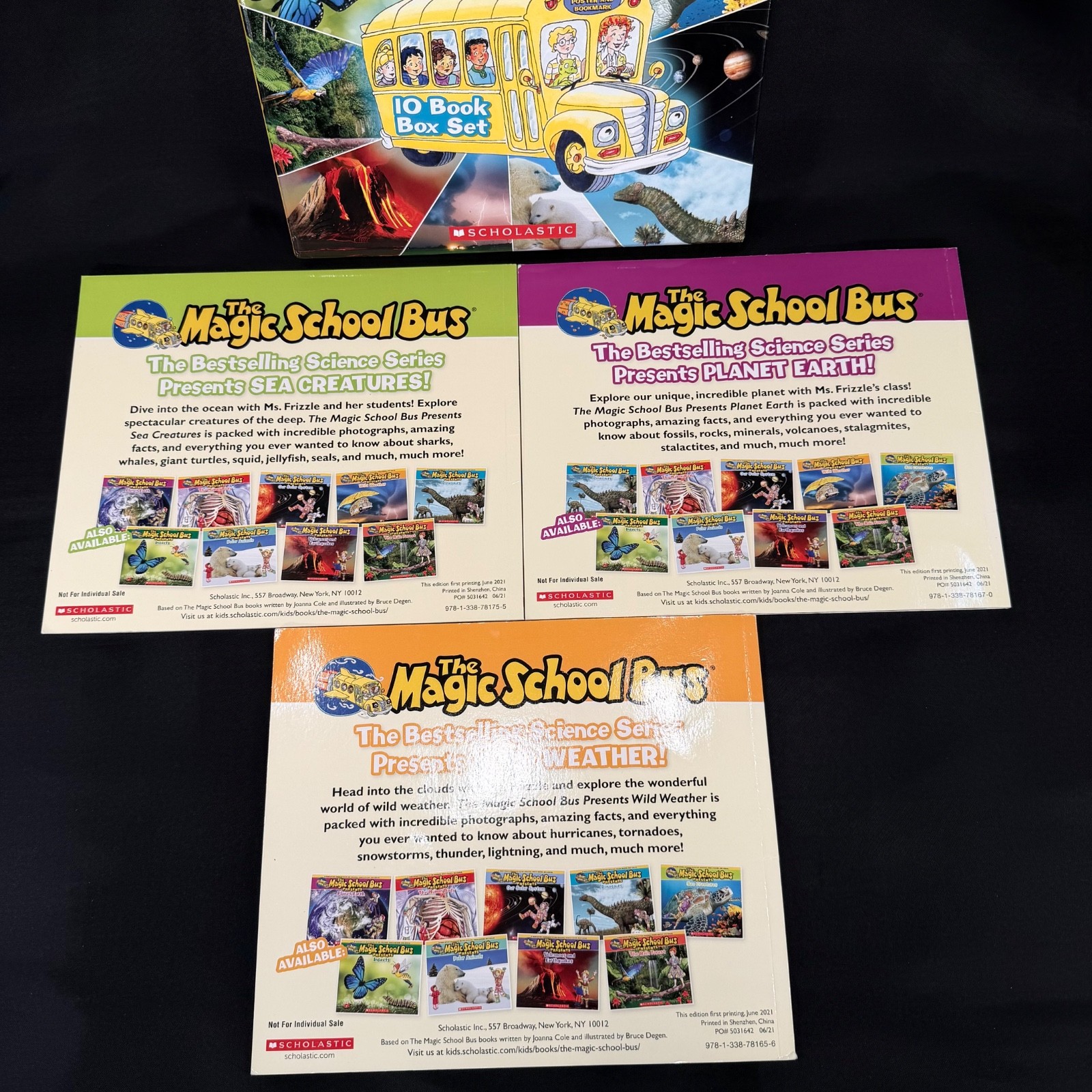 Magic School Bus Presents 10-Book Set 2021 Paperbacks with Case Scholastic Inc.