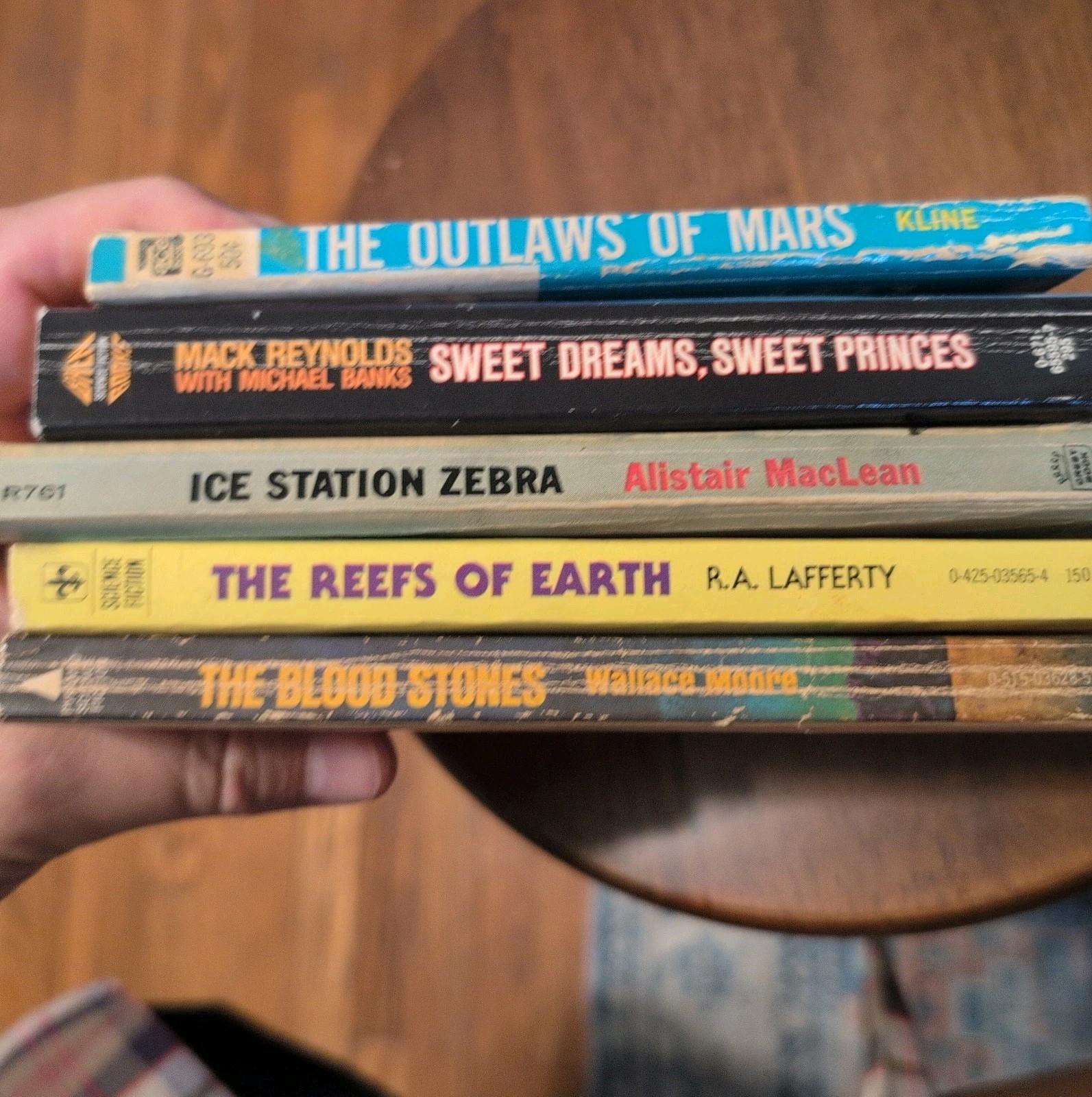 Bargain Book Lot 5 Sci-Fi Paperbacks for $20 Vintage Good Condition