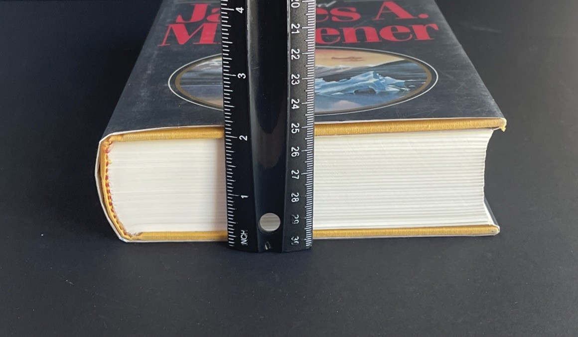 1988 “ALASKA” By James A. Michener First Edition Hardcover VTG Book