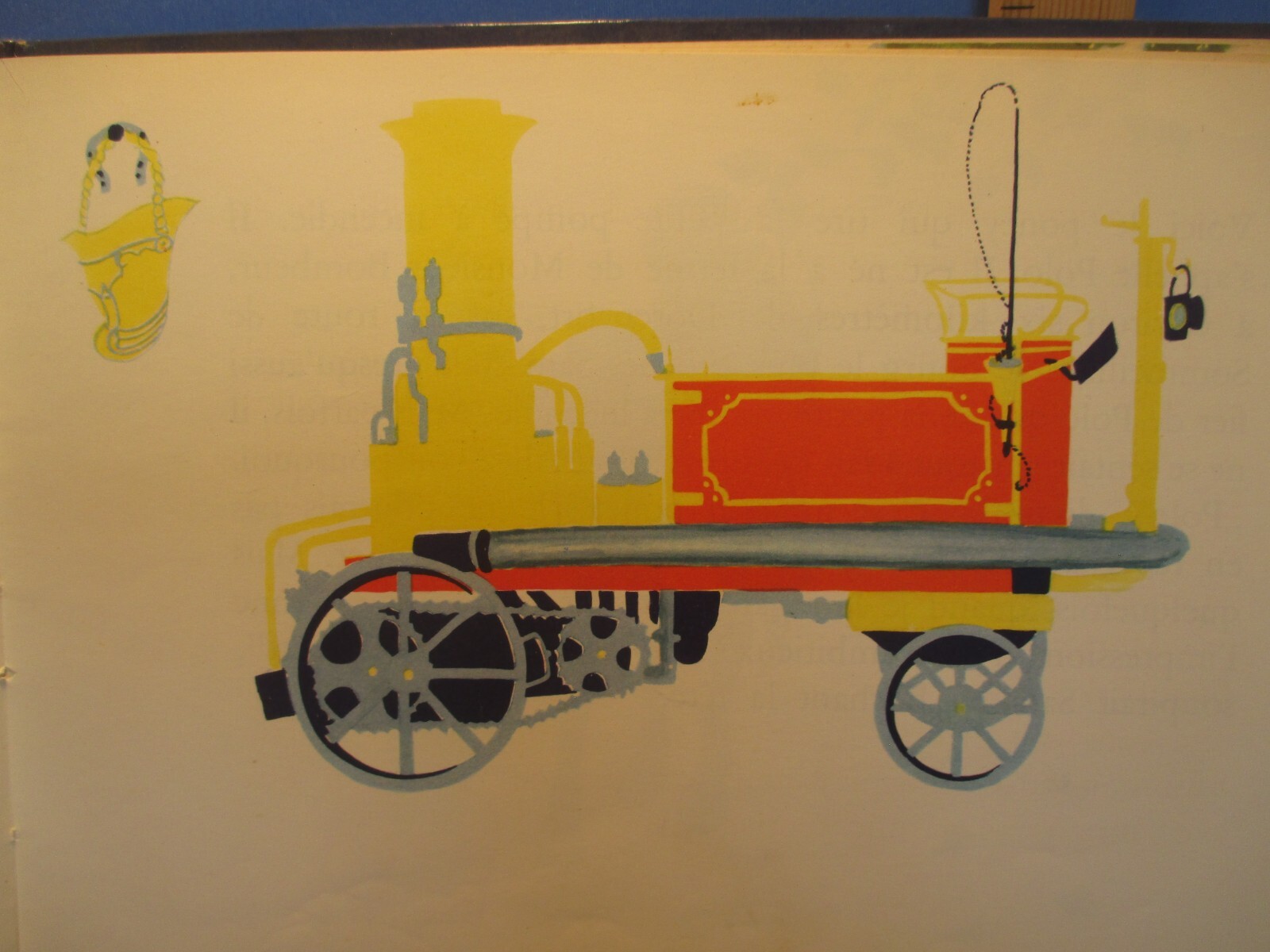 children’s picture book LA PETITE POMPE A INCENDIE by GRAHAM GREENE French 1954