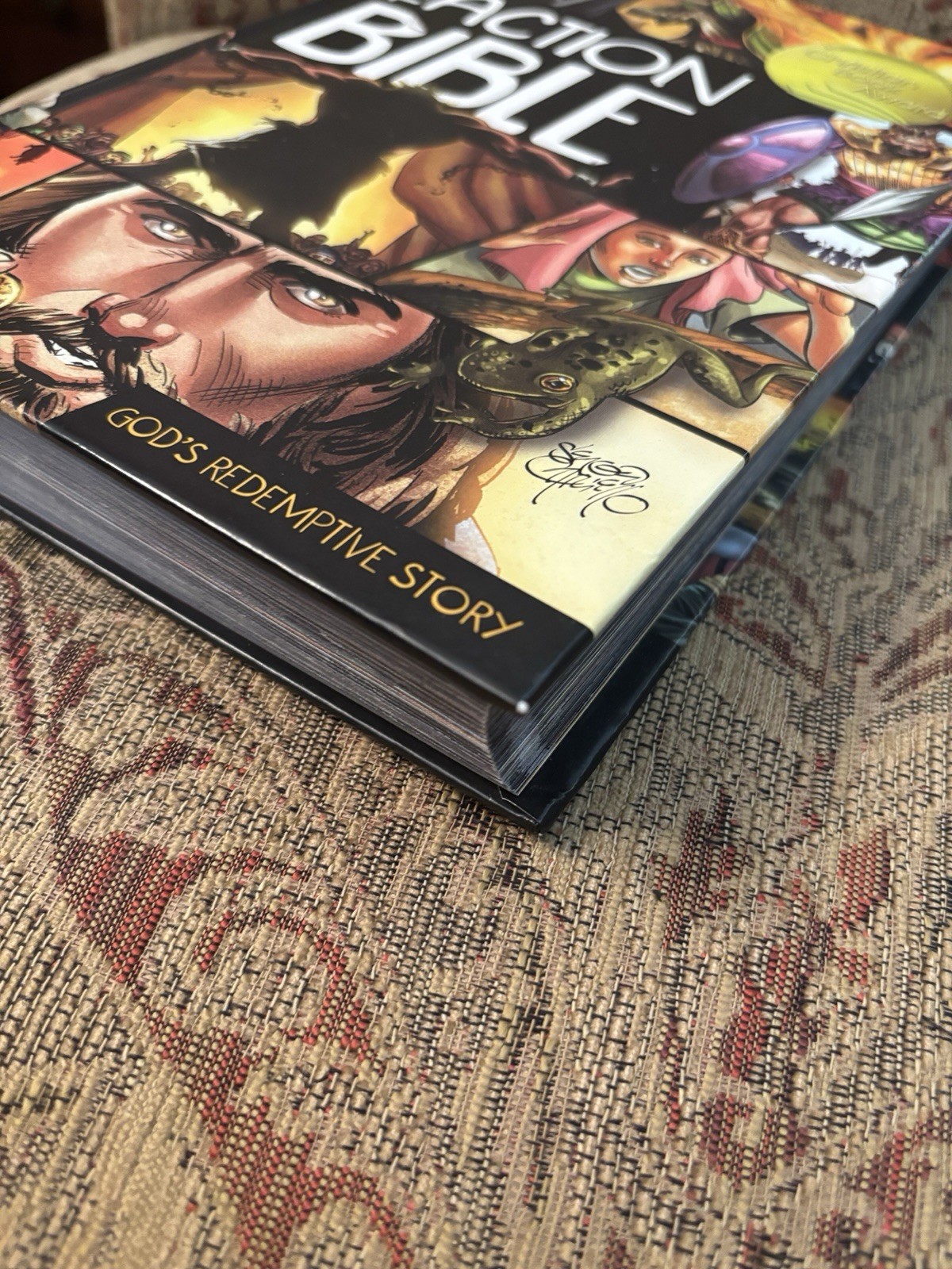 The Action Bible God’s Redemptive Story Sergio Cariello David C Cook HC 2010