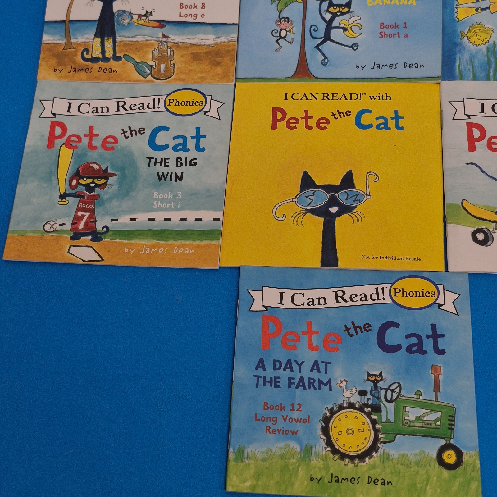 Pete the Cat I Can Read Phonics Kids Books Lot 10