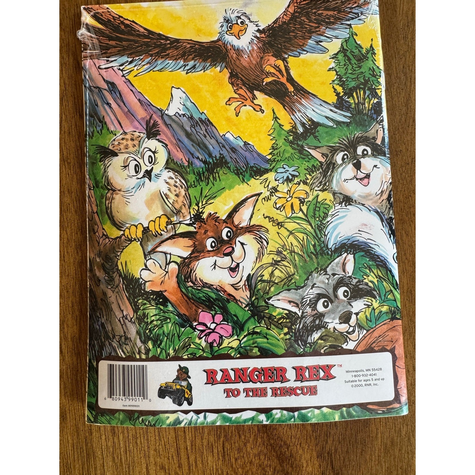NWT Ranger Rex To The Rescue Cassette Coloring Book Sealed Stickers 2000