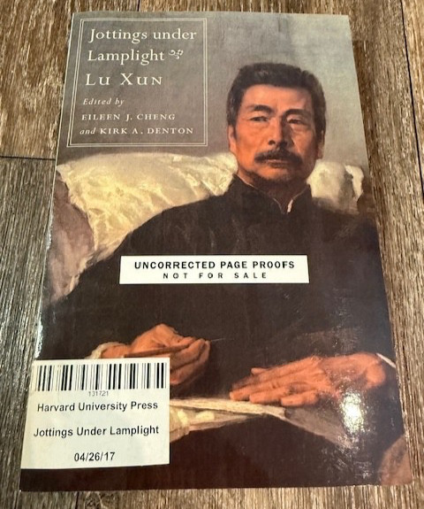 Jottings Under Lamplight by Xun Lu: New