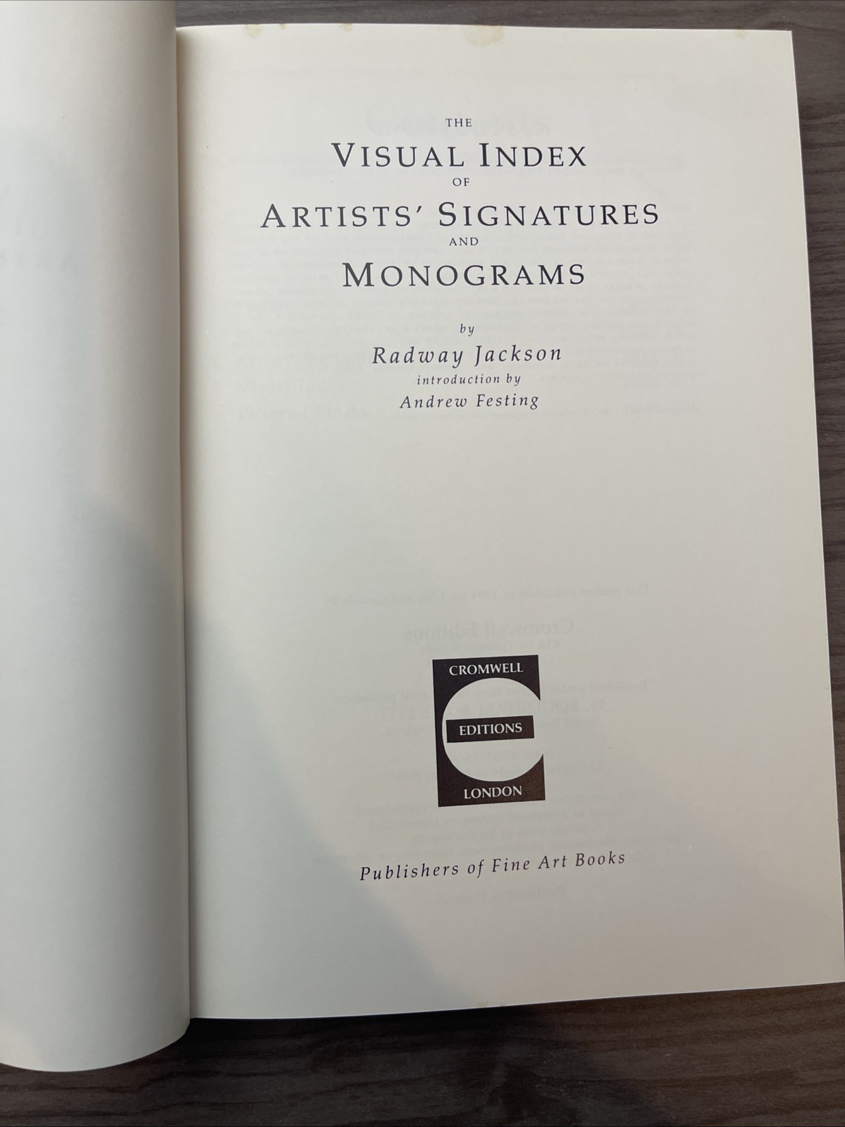 The Visual Index of Artists’ Signatures and Monograms – New & Revised Edition