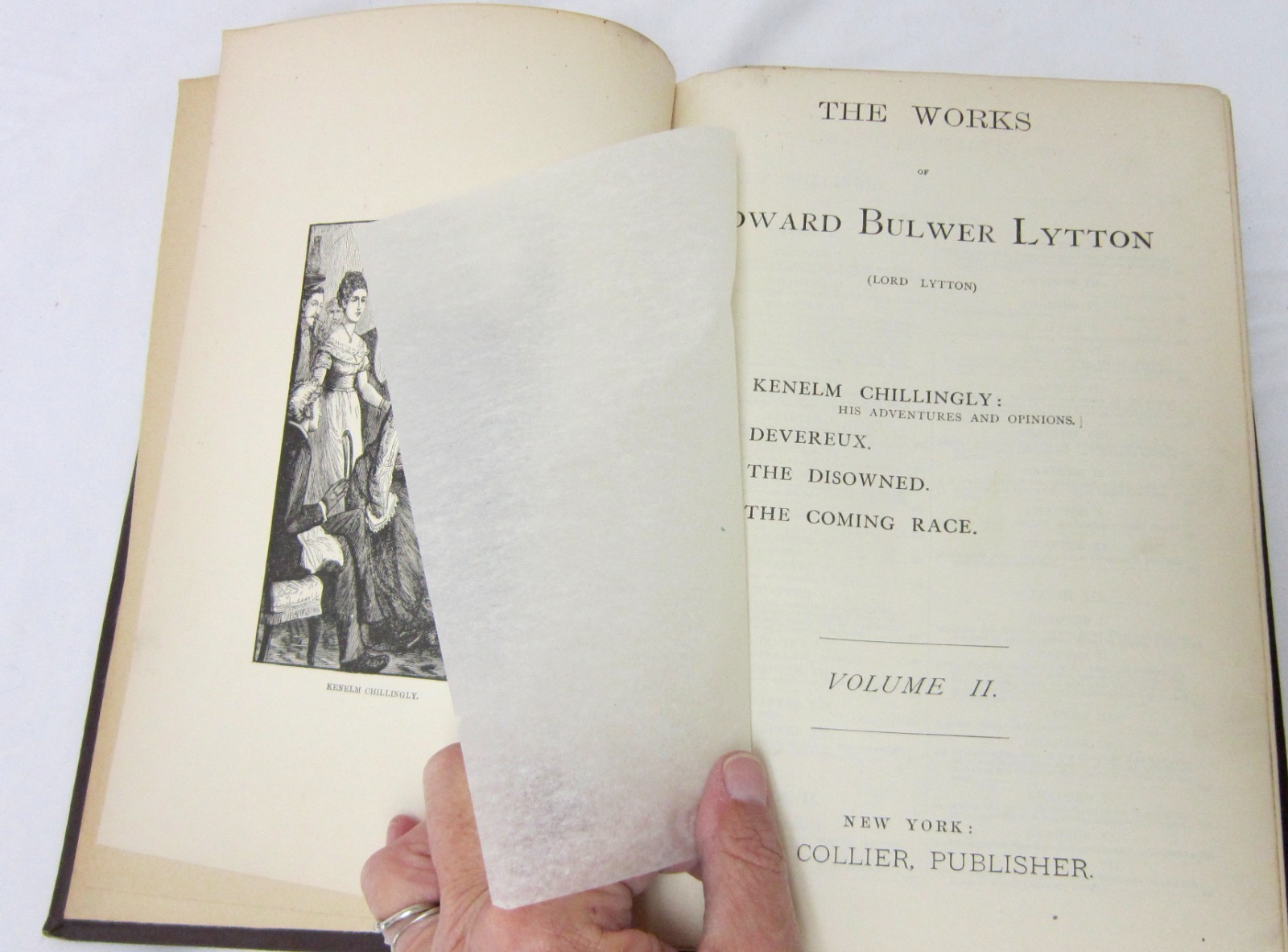 Bulwer’s Works Lot of 7 Books Volume 2-9 (missing 1 & 7) Edward Bulwer Lytton