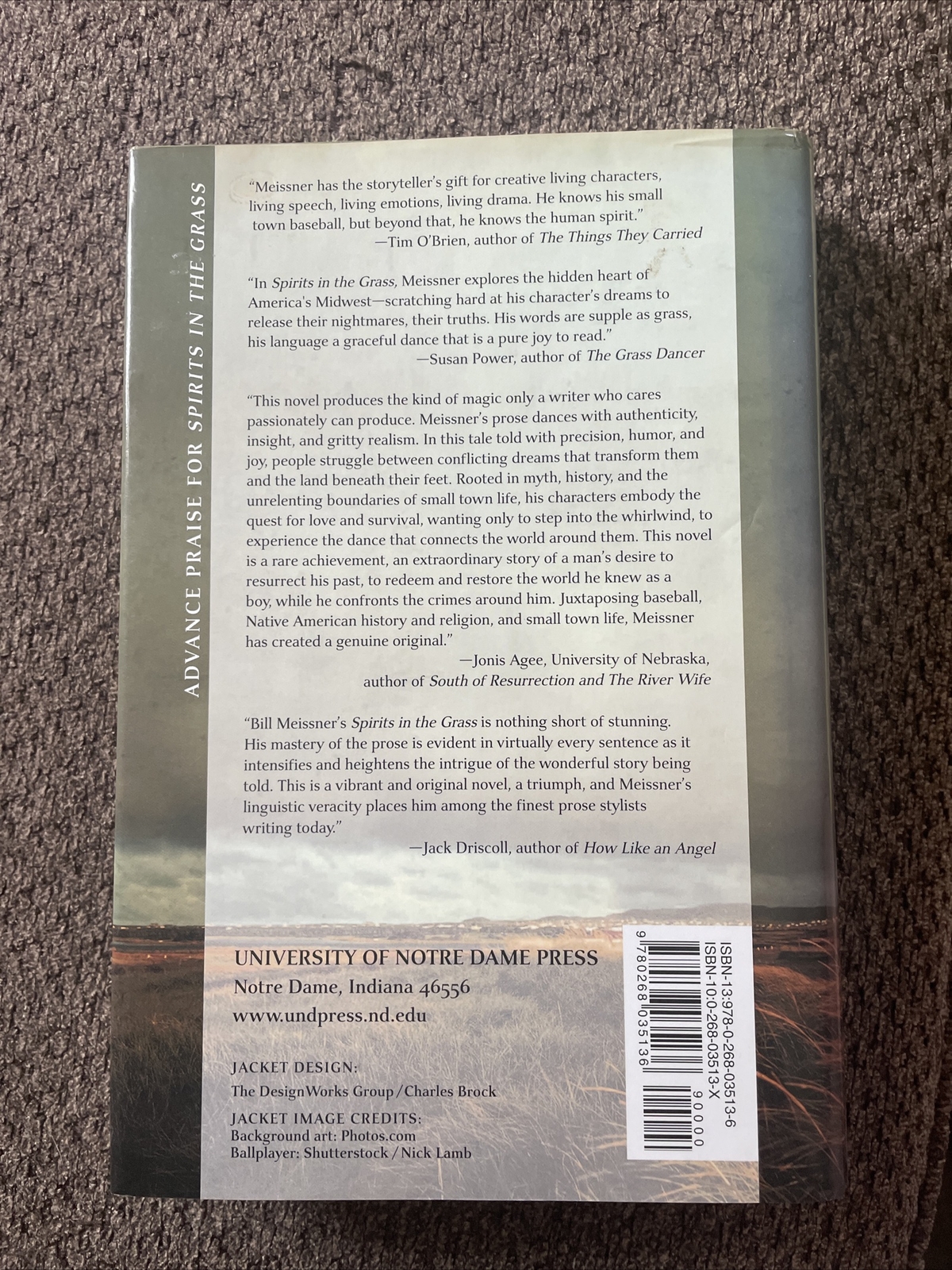 Spirits in the Grass Hardcover Bill Meissner