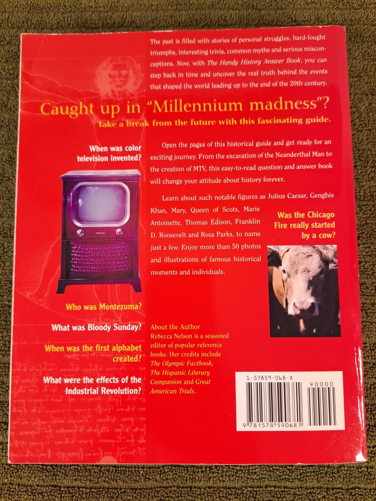 The Handy History Answer Book by Rebecca Nelson 456 pages