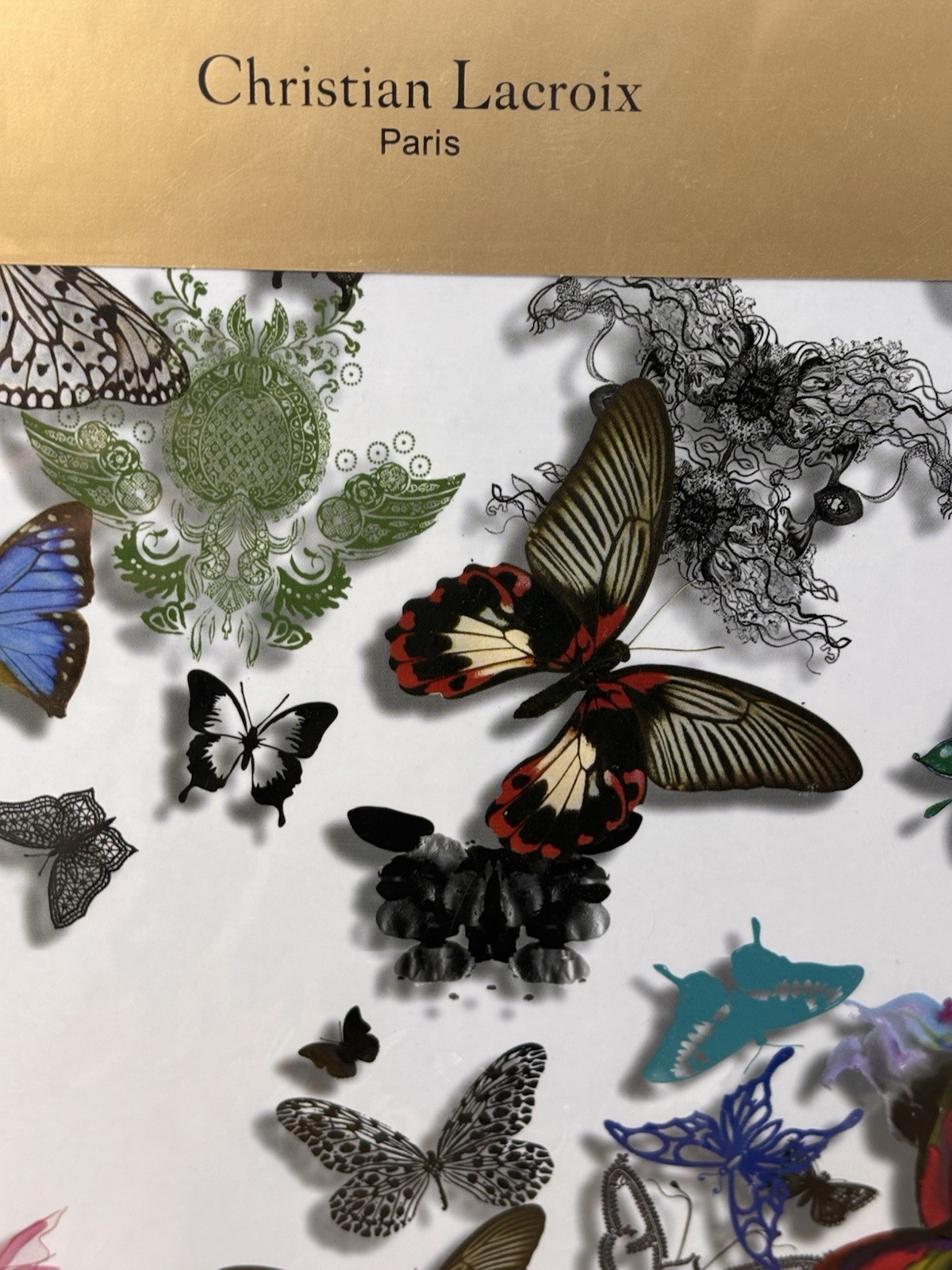 Christian Lacroix BUTTERFLY PARADE A4 Blank Journal Album Gilded Pages NEW