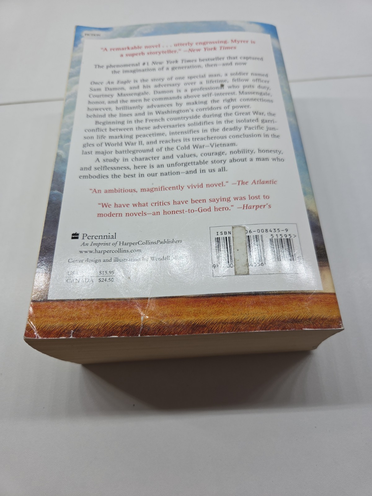 Once an Eagle by Anton Myrer (2002, Trade Paperback) Great Condition