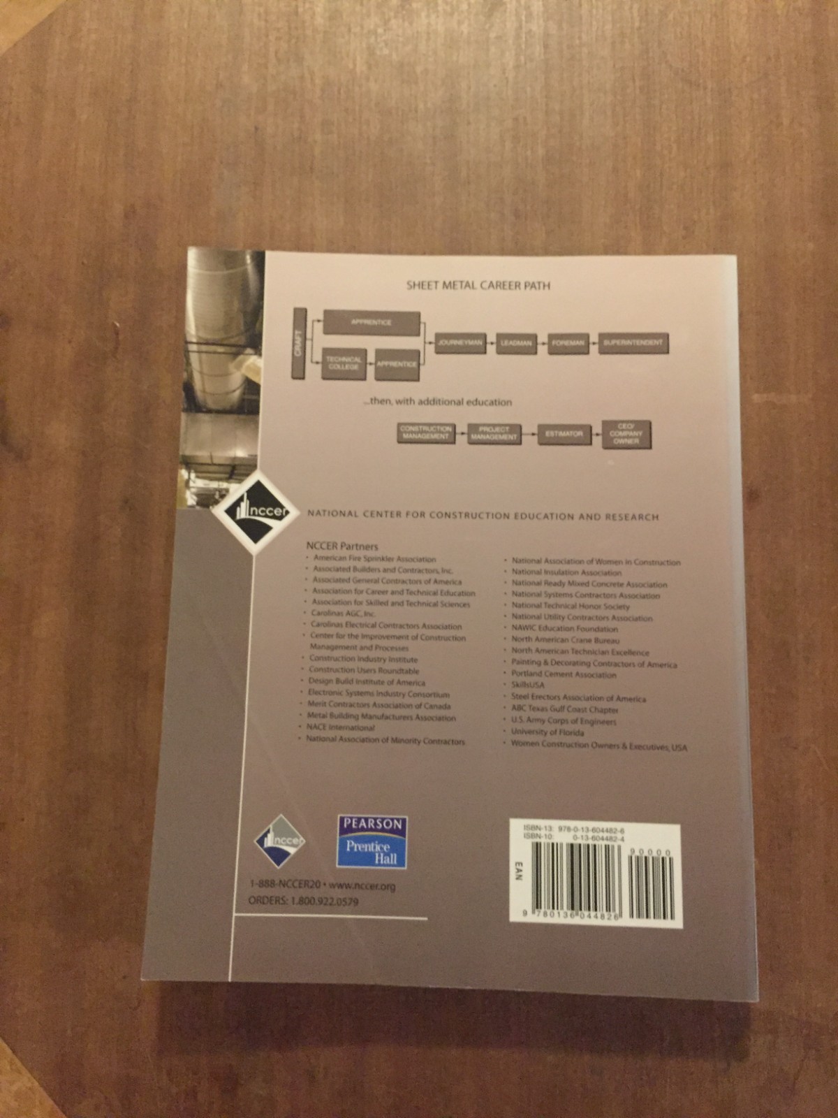 NCCER Sheet Metal Level One Trainee Guide Paperback Pearson 2008
